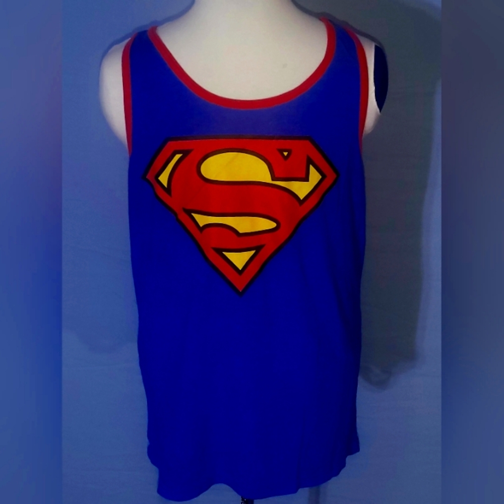 DC Superman Large Tank Top